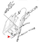 URO 7504624 Engine Coolant Bypass Hose - view 2