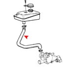 URO 7576671 Engine Coolant Bypass Hose - view 2