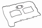 Vaico V20-8711 Engine Crankcase Breather Hose Check Valve - view 3
