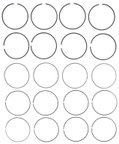 Mahle 41286CP Engine Piston Ring Set - view 2