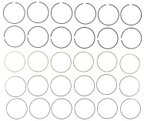 Mahle 41864CP Engine Piston Ring Set - view 2