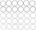 Mahle 41912CP Engine Piston Ring Set - view 2