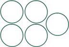 Mahle MS19363 Fuel Injection Plenum Gasket Set - view 1