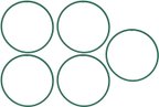 Mahle MS19363 Fuel Injection Plenum Gasket Set - view 3