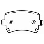 Wagner Brake PD1108 Disc Brake Pad Set - Front or Rear - view 2