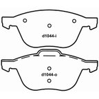 Wagner Brake QC1044 Disc Brake Pad Set - Front - view 2