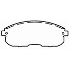 Wagner Brake QC815 Disc Brake Pad Set - Front - view 2