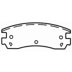 Wagner Brake SX714 Disc Brake Pad Set - Rear - view 2