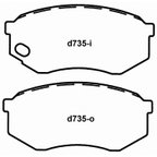 Wagner Brake SX735 Disc Brake Pad Set - Front - view 2