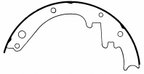 Wagner Brake Z227R Drum Brake Shoe - Front - view 2