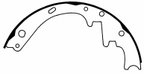 Wagner Brake Z264R Drum Brake Shoe - Front or Rear - view 3