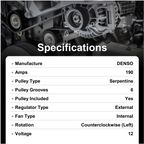 WAI 11597N Alternator - view 7
