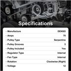 WAI 13240N Alternator - view 8