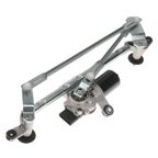 WAI WPM10034L Wiper Motor and Linkage Assembly - Front - view 3