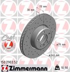 Zimmermann 150.2903.52 Disc Brake Rotor - Front - view 2