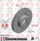 Zimmermann 150.2903.52 Disc Brake Rotor - Front - view 1
