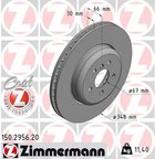 Zimmermann 150.2956.20 Disc Brake Rotor - Front - view 1