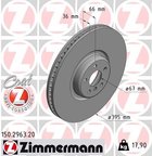 Zimmermann 150.2963.20 Disc Brake Rotor - Front Right - view 1
