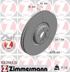 Zimmermann 150.2963.32 Disc Brake Rotor - Front Right - view 1