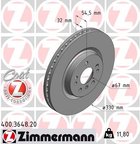 Zimmermann 400.3648.20 Disc Brake Rotor - Front - view 2