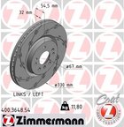 Zimmermann 400.3648.54 Disc Brake Rotor - Front Left - view 2