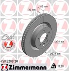 Zimmermann 450.5208.20 Disc Brake Rotor - view 2