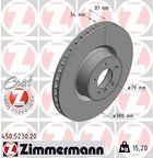 Zimmermann 450.5230.20 Disc Brake Rotor - Front - view 2