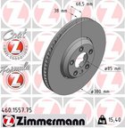 Zimmermann 460.1557.75 Disc Brake Rotor - Front Left - view 2