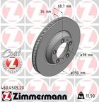 Zimmermann 460.4505.20 Disc Brake Rotor - Front Right - view 1