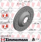 Zimmermann 460.4535.70 Disc Brake Rotor - Front Right - view 2