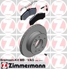 Zimmermann 640.4311.00 Disc Brake Rotor Set - Front - view 3