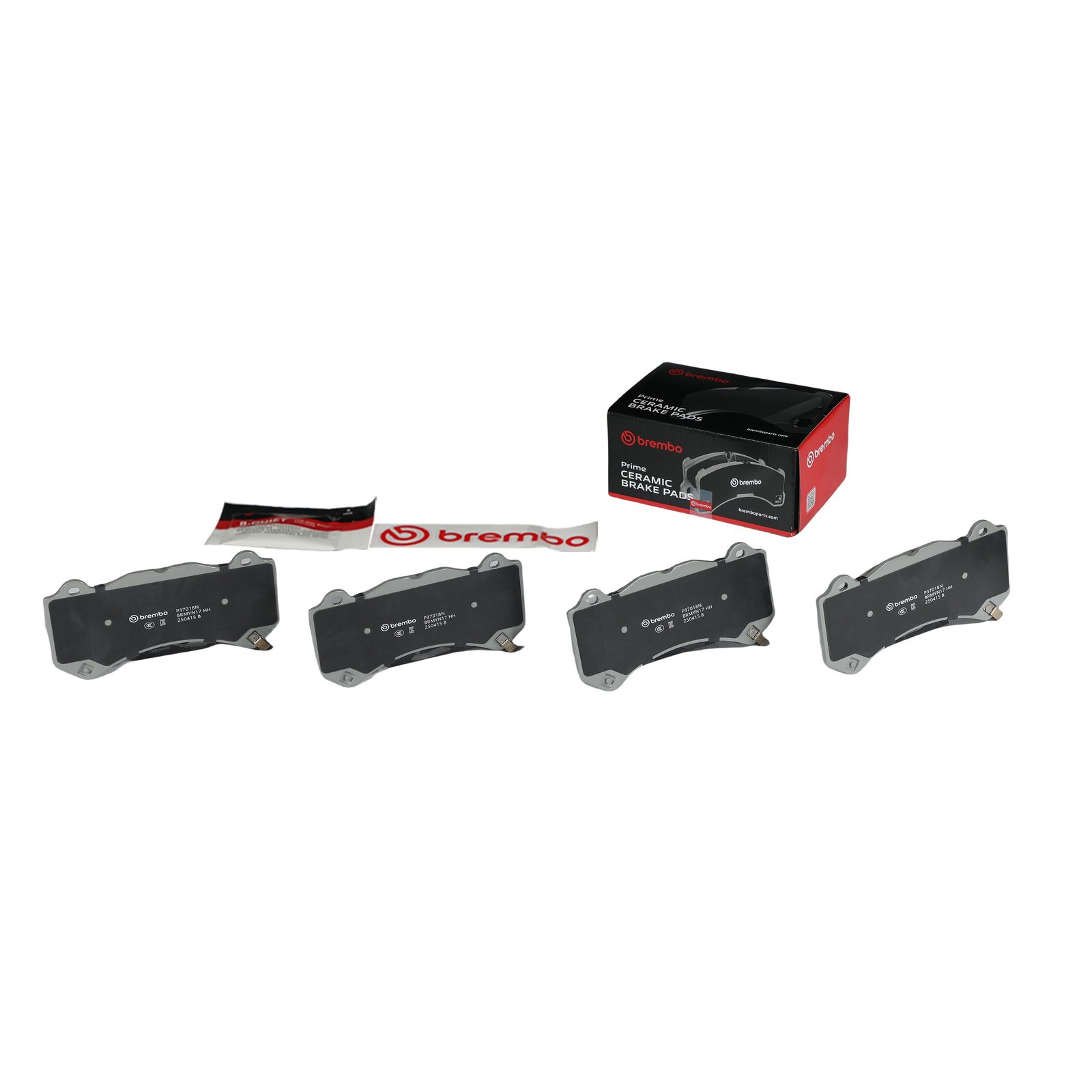 Brembo P37018N Disc Brake Pad Set - Front - PartCatalog