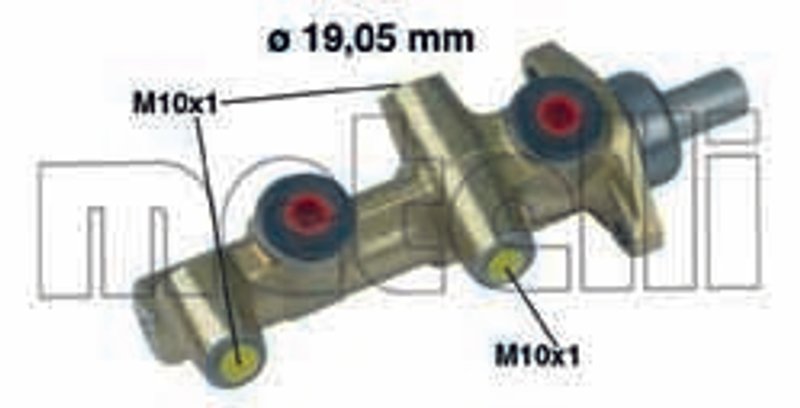 Metelli 05-0138 Brake Master Cylinder