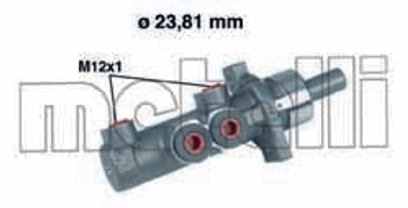 Metelli 05-0280 Brake Master Cylinder