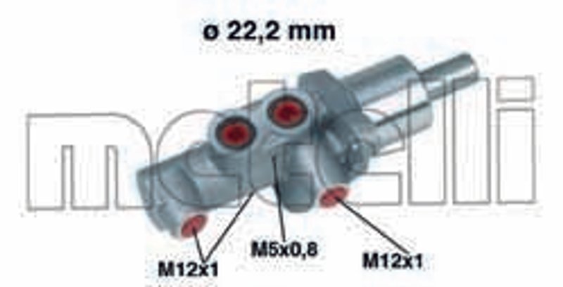 Metelli 05-0436 Brake Master Cylinder