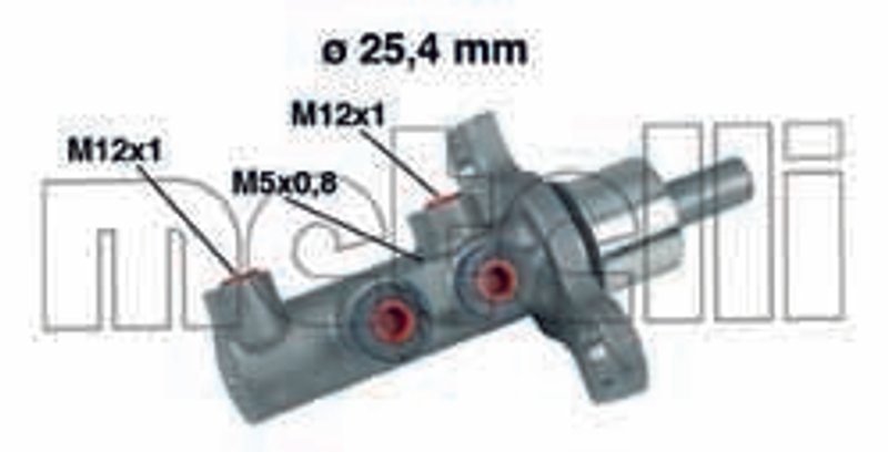 Metelli 05-0439 Brake Master Cylinder