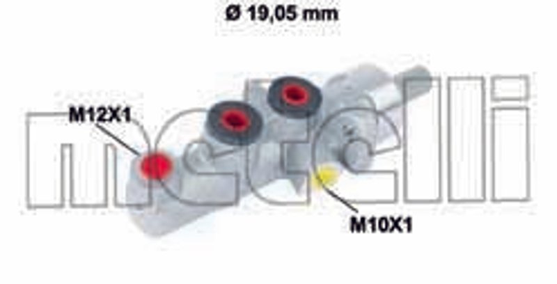 Metelli 05-0620 Brake Master Cylinder