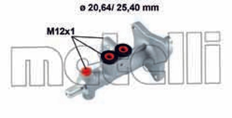 Metelli 05-0629 Brake Master Cylinder