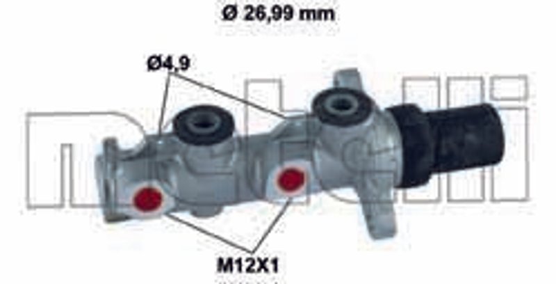 Metelli 05-0798 Brake Master Cylinder
