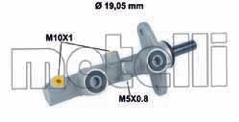 Metelli 05-0813 Brake Master Cylinder