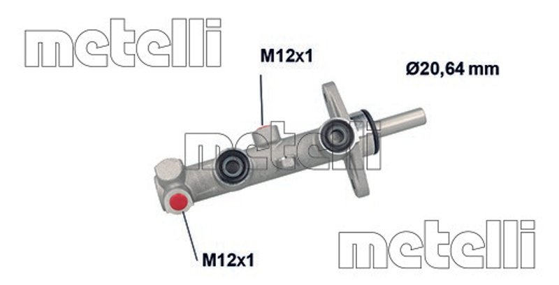 Metelli 05-1124 Brake Master Cylinder