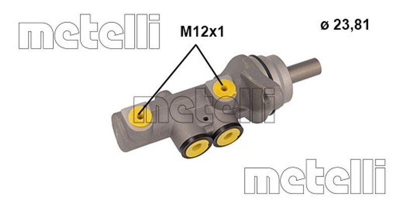 Metelli 05-1142 Brake Master Cylinder