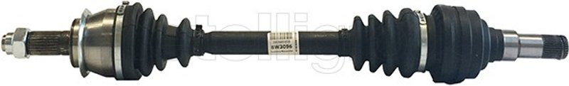 Metelli 17-1099 CV Axle Assembly - Front Left