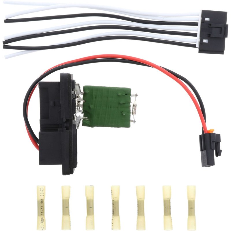 Holstein 2BMR0108K HVAC Blower Motor Resistor - Front