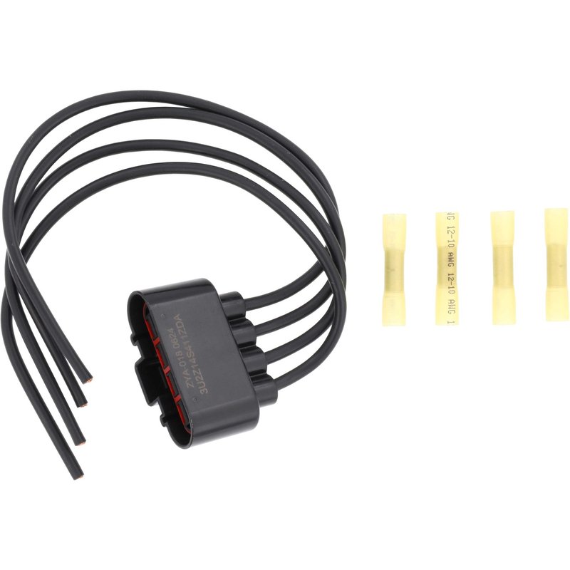 Holstein 2HAR0051 HVAC Blower Motor Resistor Connector - Front