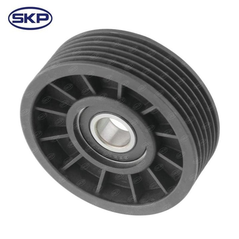 SKP SK89004 Accessory Drive Belt Idler Pulley - Grooved Pulley or Water Pump