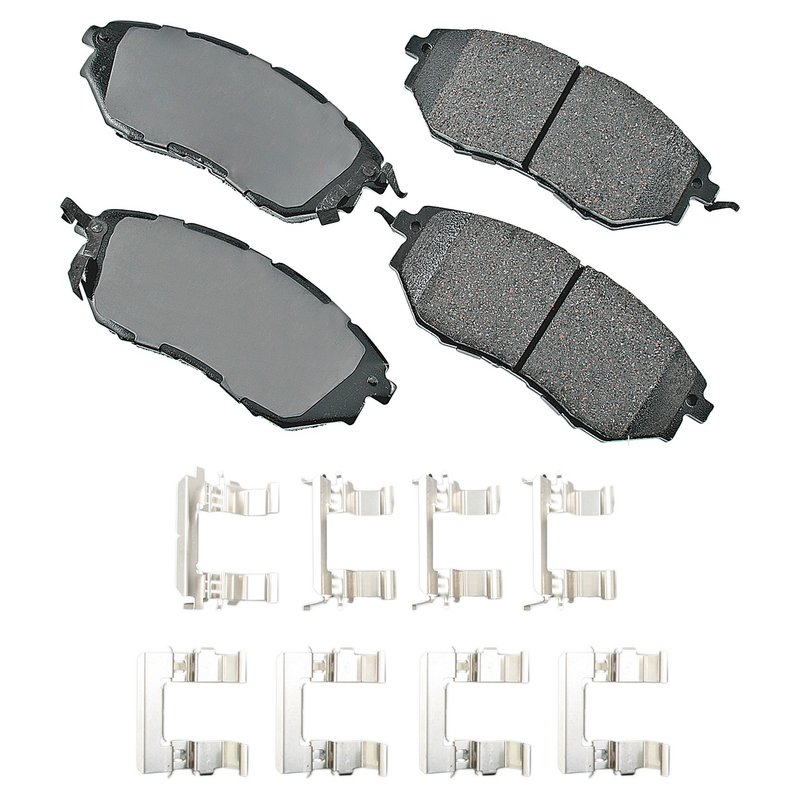 Akebono ACT1078A Disc Brake Pad Set - Front