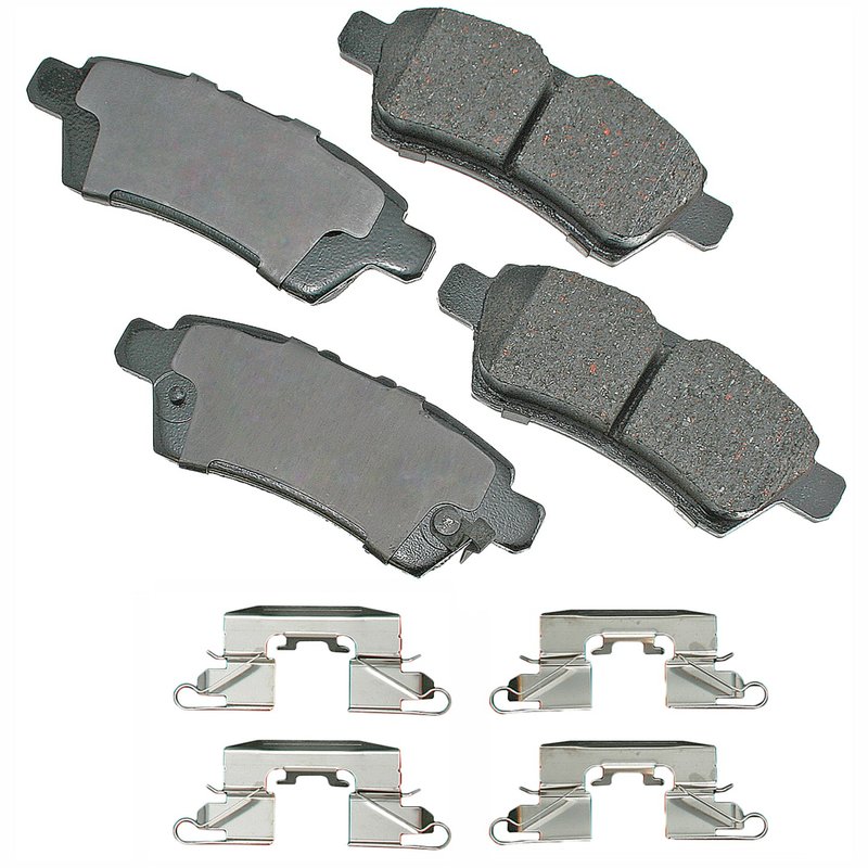 Akebono ACT1101 Disc Brake Pad Set - Rear