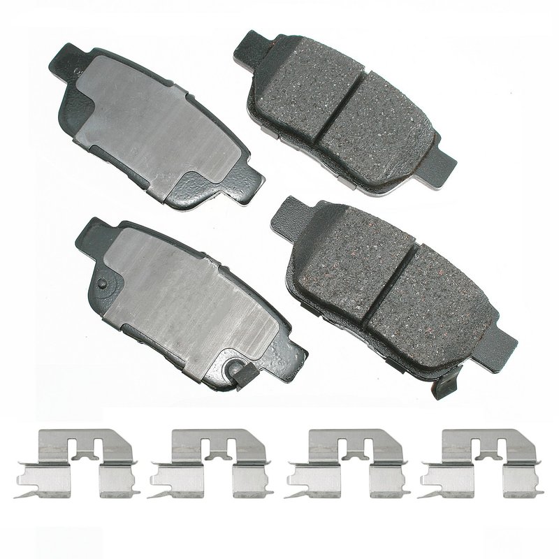 Akebono ACT1103 Disc Brake Pad Set - Rear