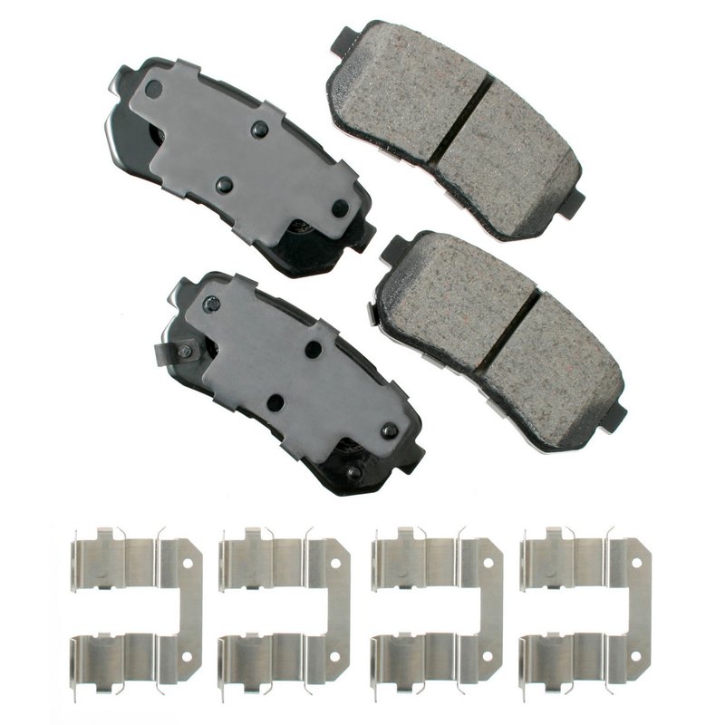Akebono ACT1398 Disc Brake Pad Set - Rear